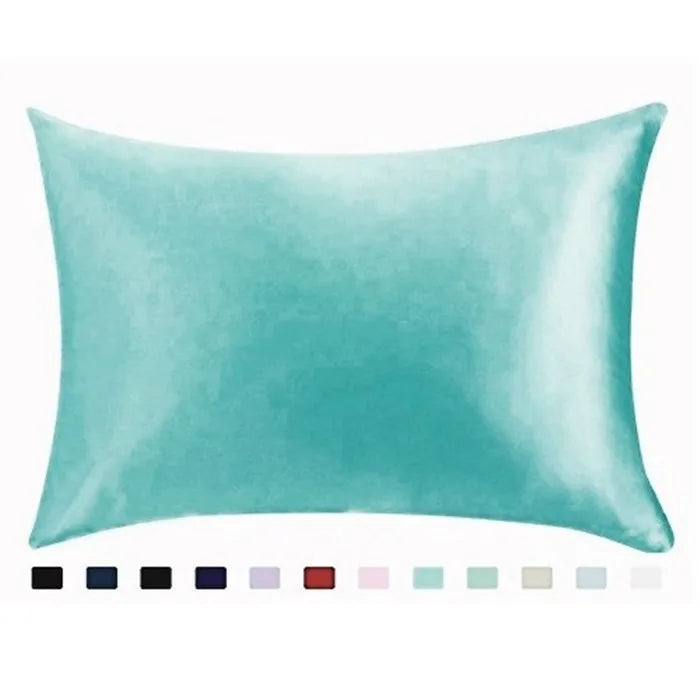 100% Silky Satin Hair Beauty Pillowcase Standard Queen 1PC